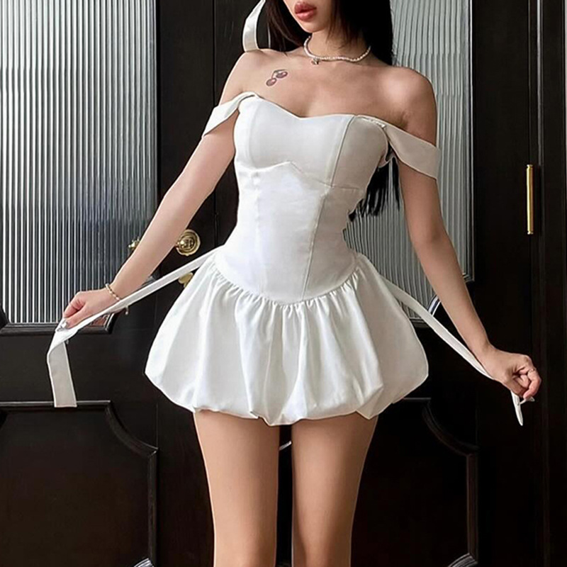 Isla Off-Shoulder Corset Mini Dress